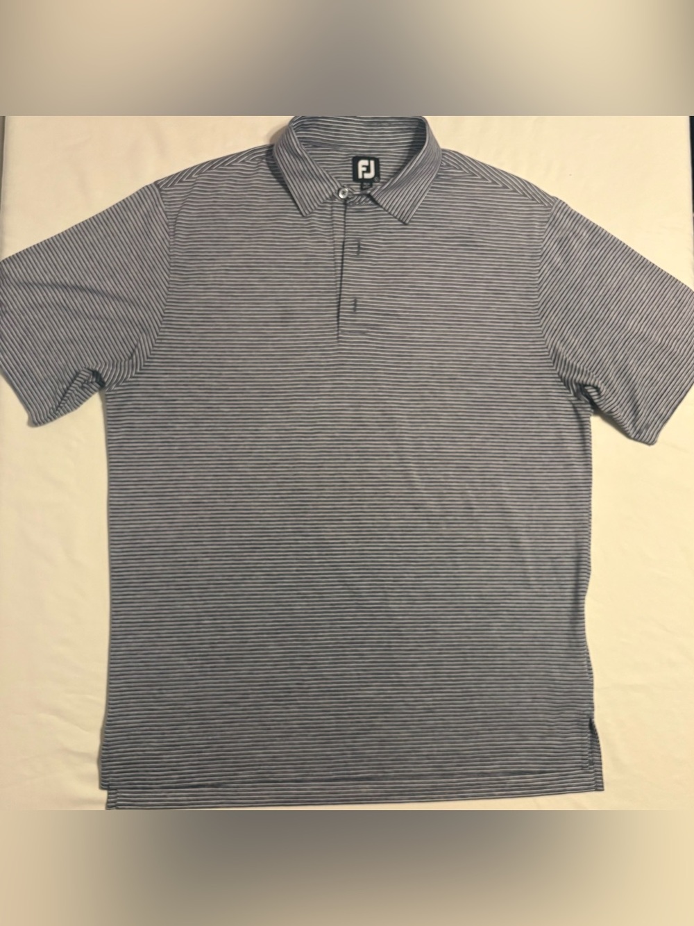 FootJoy Men's Micro-Striped Golf Polo Shirt size L